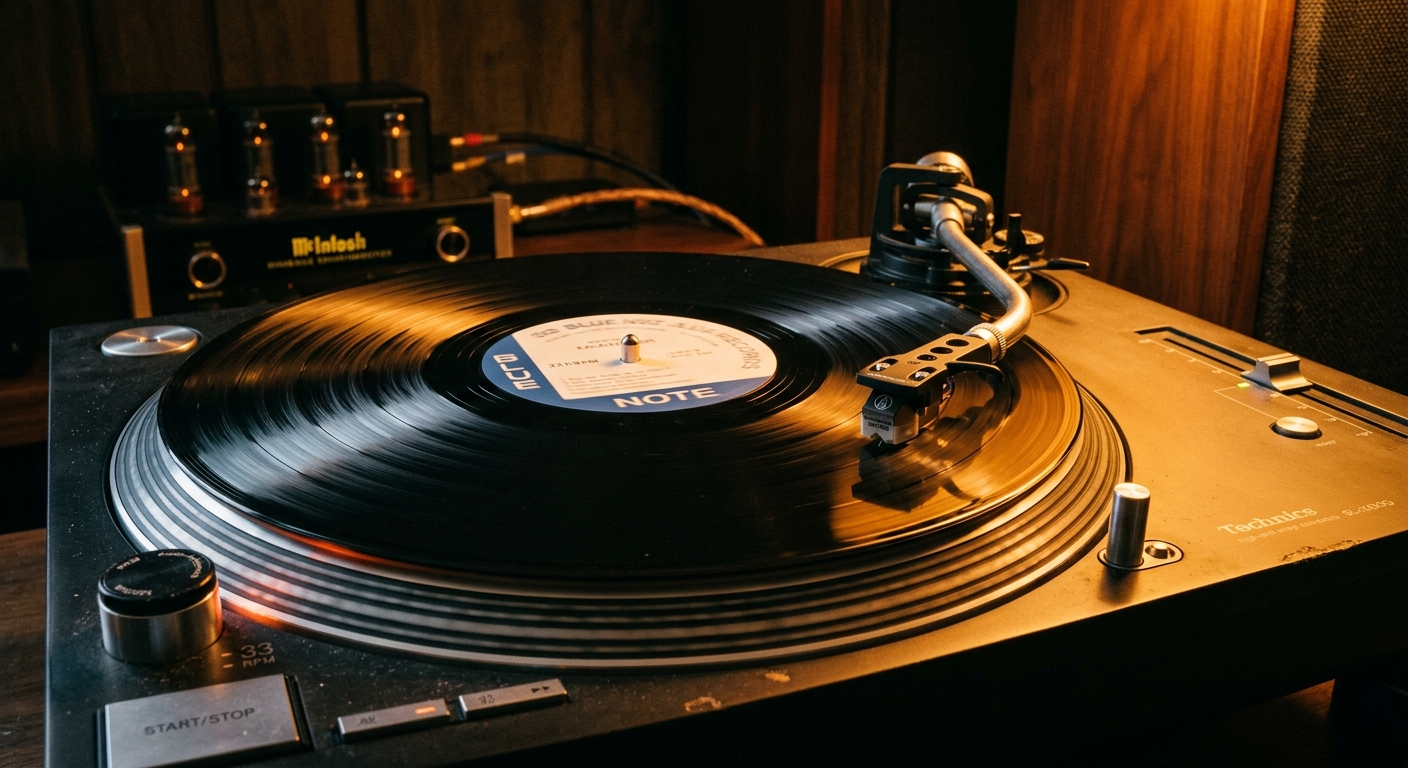 Vinile su giradischi